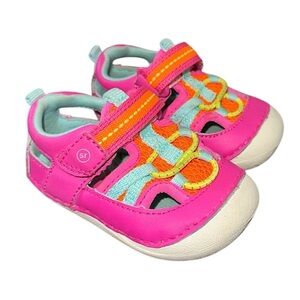 Stride Rite Soft Motion Tobias Closed Toe Outdoor Breathable Summer Sandal Sz 3W